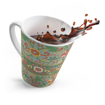 Examples of Chinese Ornament, Pl.09 by Owen Jones Latte Mug
