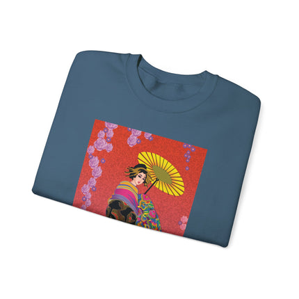 Enchanting Geisha Heavy Blend™ Crewneck Sweatshirt