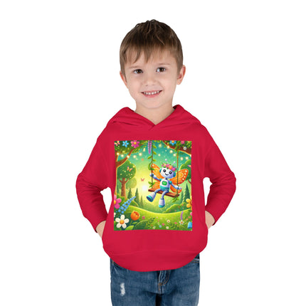 Robot Fairy Toddler Pullover Fleece Hoodie
