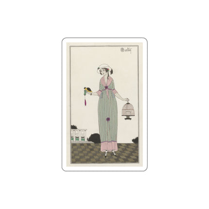 Robe de linon (Linen Dress) by Charles Martin Die-Cut Stickers (5 Sizes)