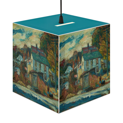 Autumn by Abraham Manievich Light Cube Lamp