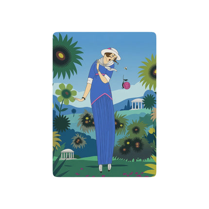 🌻🐝 The Secret Language Of Flowers Playing Cards – Art Deco Whimsical Garden Elegance