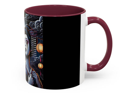 Geisha’s Black Ink Tears Colorful Mugs (11oz, 15oz)