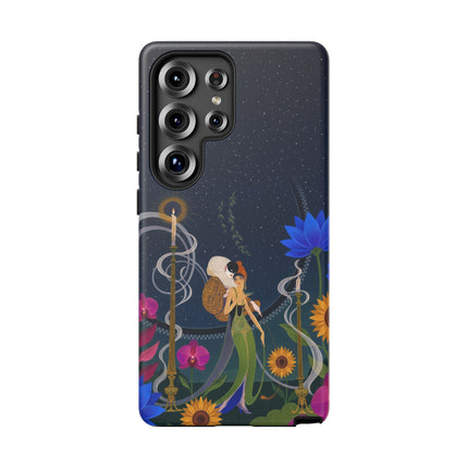 🌙🕯️ The Lady Of The Midnight Garden Phone Case – Art Deco Nocturne
