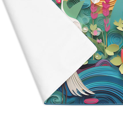Elegant Egret Oasis Placemat, 1pc