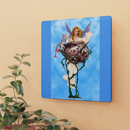 Enchanting Serenity Acrylic Wall Clock