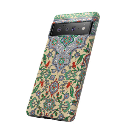 Arabic Art Pattern, Plate by Emile Prisse d’Avennes Phone Cases