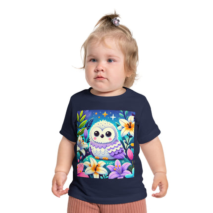 Enchanted Baby Owl Baby T-Shirt – A Gentle Nighttime Dream