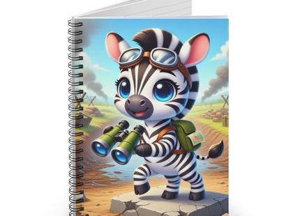 Zebra Lookout Spiral Notebook - Ruled Line