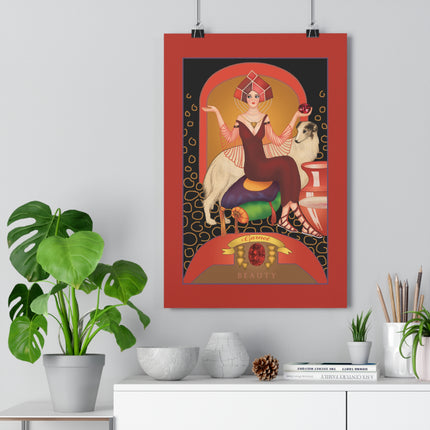 January & Garnet (from the Gem Series) by Sofia Chiostri Giclée Art Print
