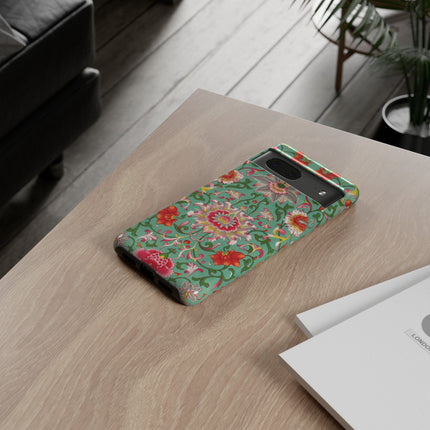 Colorful Floral Pattern by Owen Jones Phone Cases
