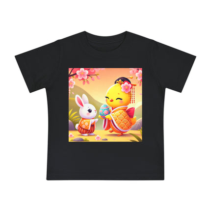 Whimsical Springtime Exchange Baby Short Sleeve T-Shirt