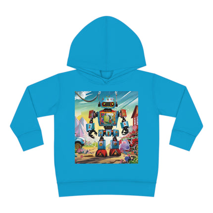 The Rusty Robot Toddler Pullover Fleece Hoodie