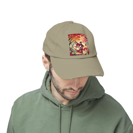 The Dragon Fairy’s Dance Unisex Distressed Cap