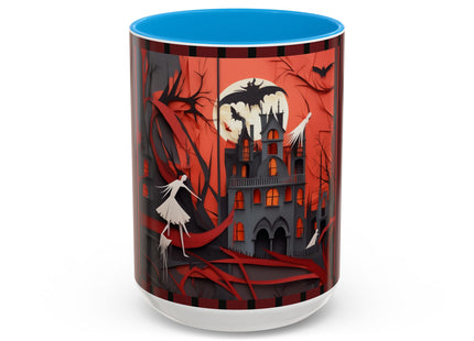 Halloween Night Scene Colorful Mugs (11oz, 15oz)