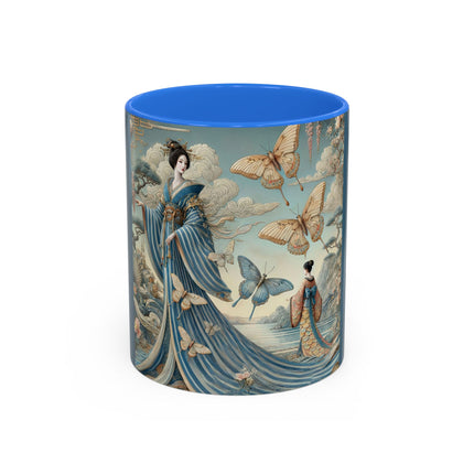 Butterfly Empress Colorful Mug – Graceful Butterflies & Timeless Elegance