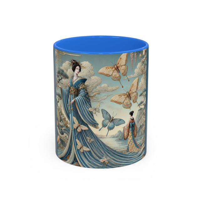 Butterfly Empress Colorful Mug – Graceful Butterflies & Timeless Elegance
