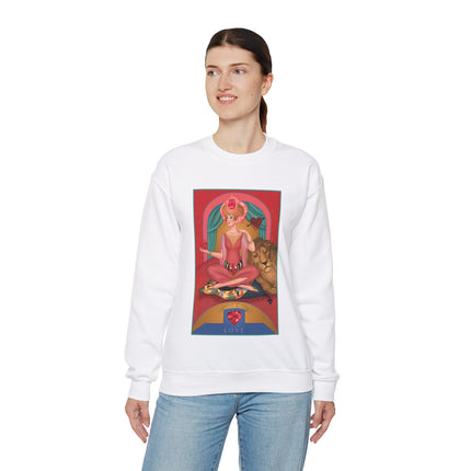 July & Ruby (from the Gem Series) by Sofia Chiostri Heavy Blend™ Crewneck Sweatshirt