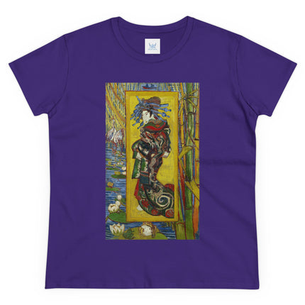 Courtesan (after Eisen) by Vincent van Gogh Women's Midweight Cotton Tee