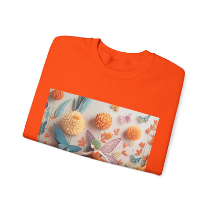 Dahlia Fairy Unisex Heavy Blend™ Crewneck Sweatshirt