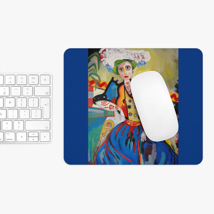A Mulher by Amadeo de Souza-Carosa Mouse Pad, Round and Rectangle