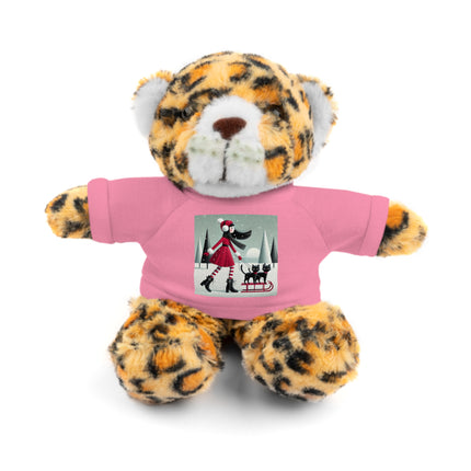 Red Sled & Curious Cats Stuffed Animals with Tee