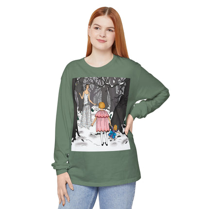 Fairy Tale Elegance Unisex Garment-dyed Long Sleeve T-Shirt