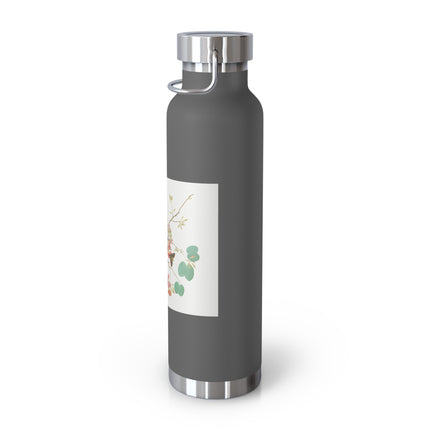 Orange-Headed Ground Thrush by Shaikh Zain al–Din Copper Vacuum Insulated Bottle, 22oz