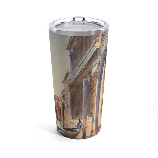 Gondola Moorings on the Grand Canal by John Singer Sargent Tumbler 20oz