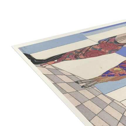 Le goût des châles by George Barbier Postcards (envelopes included) - Bundles of 10, 30, 50 Pieces