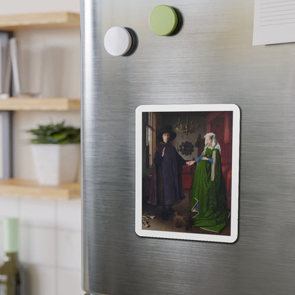 Arnolfini Portrait by Jan Van Eyck Die-Cut Magnets (5 Sizes)
