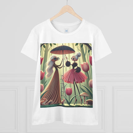 Under the Tulip Parasol Cotton Tee