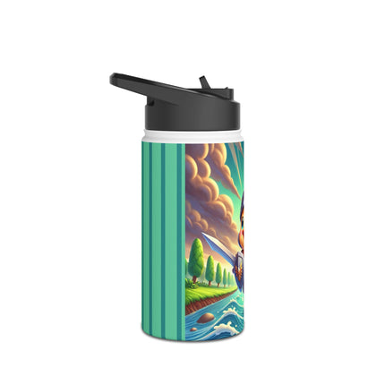 Valiant Duck Stainless Steel Water Bottle, Standard Lid