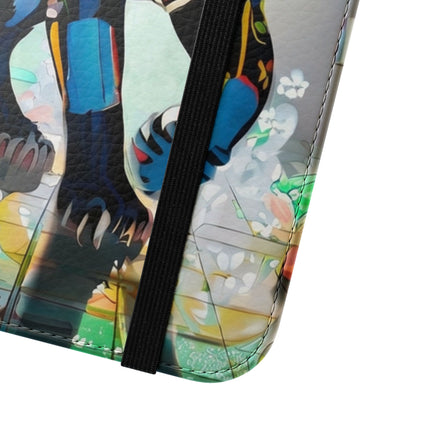 🐾💎 Cyber Panther's Hunt Flip Case – Digital Instinct & Neon Pursuit