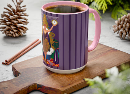Countdown to Christmas Elegance Colorful Mugs (11oz, 15oz)