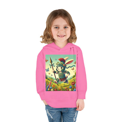 Rabbit Gladiator Toddler Pullover Fleece Hoodie
