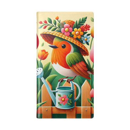 🌷🐦 The Little Garden Tender Flip Case – Sunshine, Care & Storybook Charm