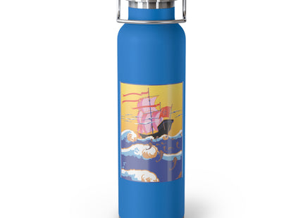 Golden Seas and Whimsical Dreams Copper Vacuum Insulated Bottle, 22oz