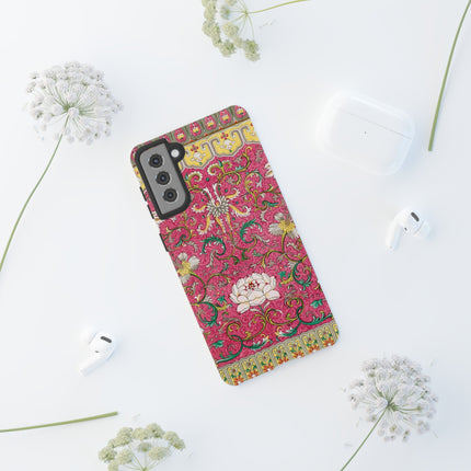 Pink Floral Pattern by Owen Jones Phone Cases