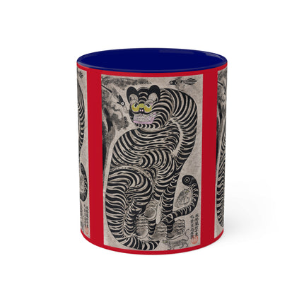 Talismanic Tiger Colorful Mugs, 11oz