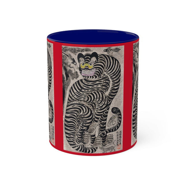 Talismanic Tiger Colorful Mugs, 11oz