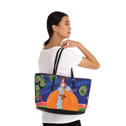 Spring Whispers PU Leather Shoulder Bag
