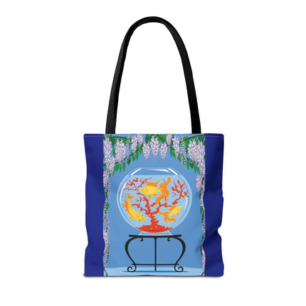 Aquatic Symphony Tote Bag (AOP)
