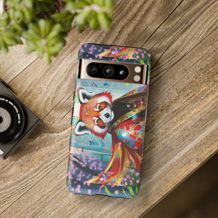 Cybernetic Red Panda Phone Cases