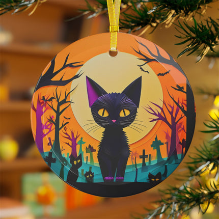 Phantom Parade Glass Ornament