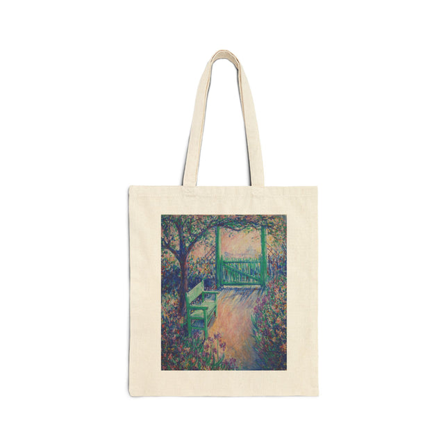 The Artist’s Garden (The Green Chair) by Theodore Earl Butler Cotton Canvas Tote Bag