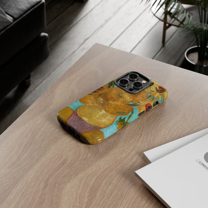 Vase with Twelve Sunflowers by Vincent Van Gogh Phone Cases