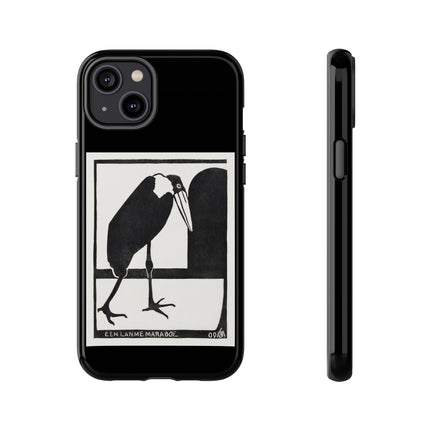 A Lame Marabou by Samuel Jessurun de Mesquita Phone Cases