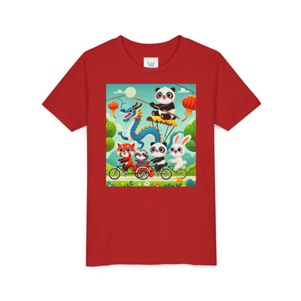 Rolling Along Together Youth Short Sleeve Tee