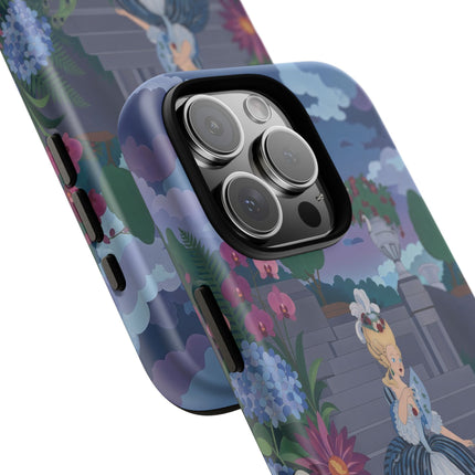 🦚🌸 The Peacock Garden Terrace Phone Case – Art Deco Floral Elegance